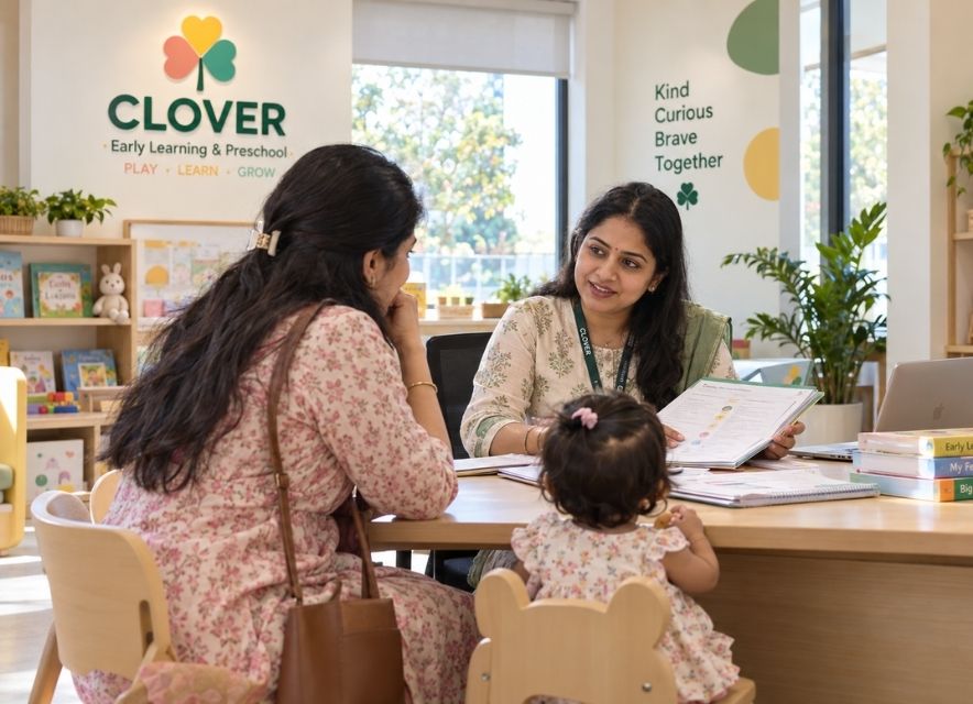 Parent and child thriving together at Clover